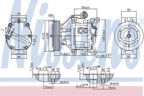 Компрессор кондиционера NISSENS 890323