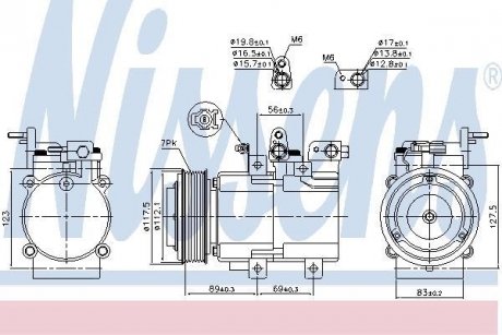 Компресор кондиціонера First Fit NISSENS 890395