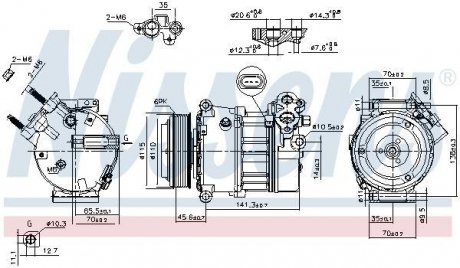 Компресор кондиціонера First Fit NISSENS 890617