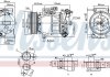 Компрессор кондиционера NISSENS 890653 (фото 1)