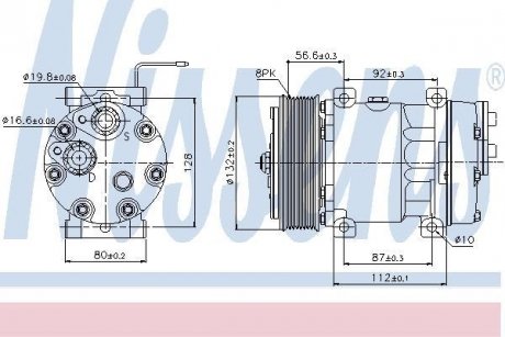 Компресор кондиціонера NISSENS 89065