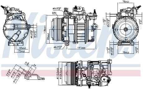 Компресор кондиціонера First Fit NISSENS 891106