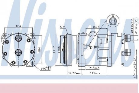 Компресор кондиціонера First Fit NISSENS 89123