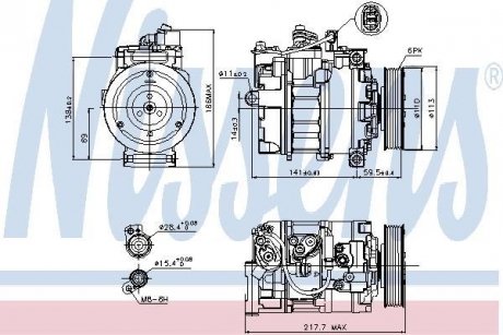 Компресор кондиціонера First Fit NISSENS 89223