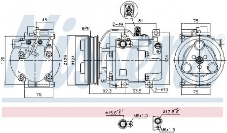 Компресор кондиціонера First Fit NISSENS 89311 (фото 1)