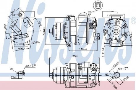 Компрессор кондиционера NISSENS 89418