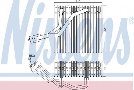 Испаритель кондиционера NISSENS 92176