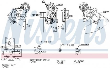 Турбокомпресор First Fit NISSENS 93278