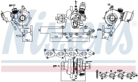 Турбокомпресор NISSENS 93470