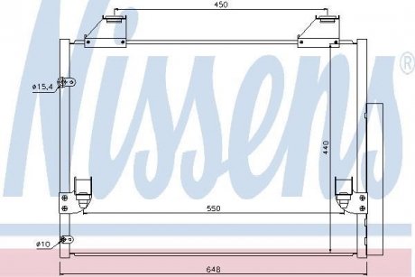 Радіатор кондиціонера First Fit NISSENS 940083