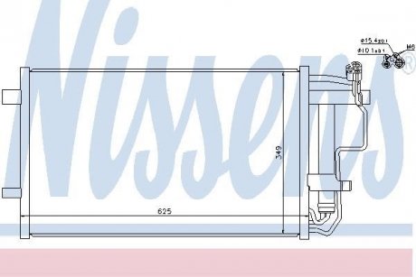 Конденсатор без хладогену NISSENS 940149