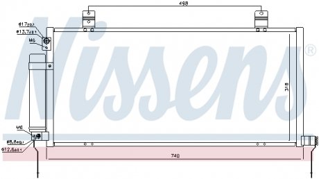 Конденсатор без хладогену NISSENS 940164