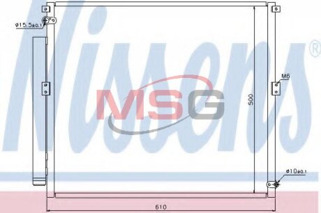 Радіатор кондиціонера First Fit NISSENS 940167