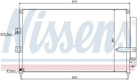 Конденсатор без хладогену NISSENS 940197