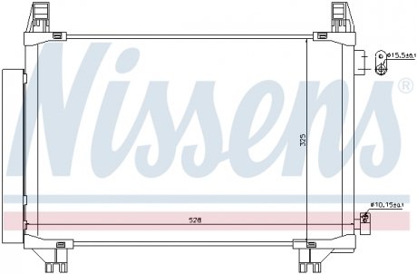 Конденсатор без хладогену NISSENS 940270