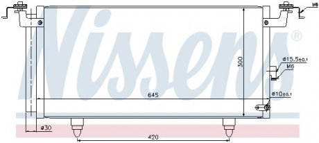 Конденсер кондиционера NISSENS 940399