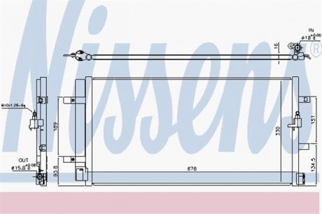 Радиатор кондиционера VAG (выр-во) NISSENS 940453