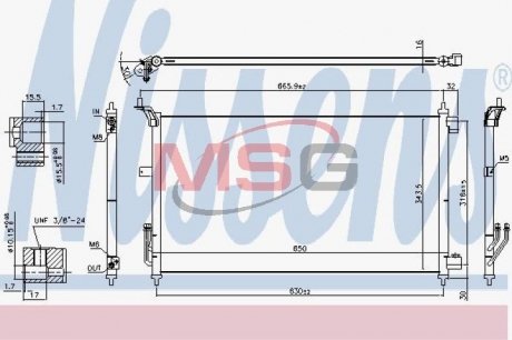 Конденсатор без хладогену NISSENS 940557