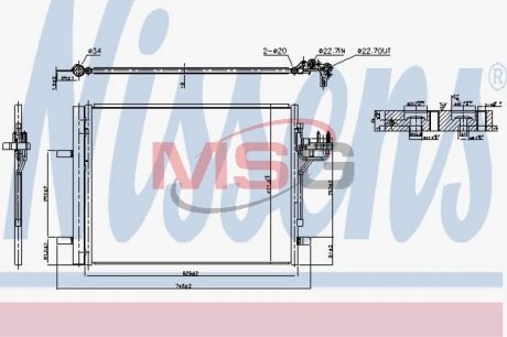 Конденсатор без хладогену NISSENS 940586