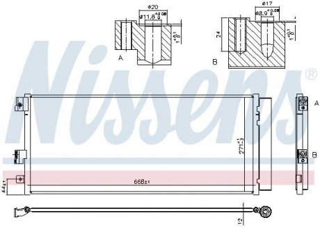 Конденсер кондиціонера NISSENS 940791