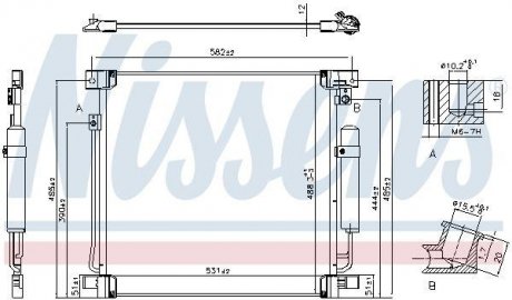 Радіатор кондиціонера First Fit NISSENS 941078