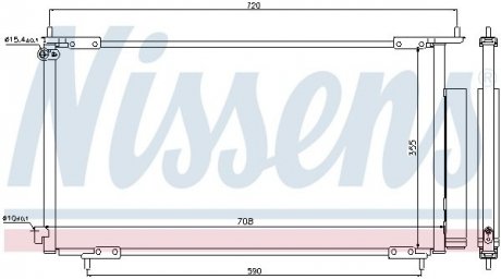 Конденсатор без хладогену NISSENS 94772