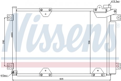 Радиатор кондиционера NISSENS 94892