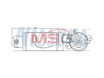 Осушувач кондиціонера NISSENS 95076