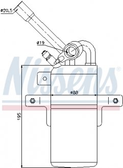 Осушитель кондиционера NISSENS 95331