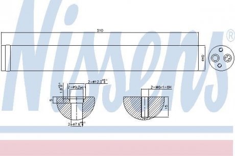 Осушувач кондиціонера NISSENS 95342