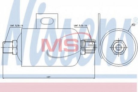 Осушувач NISSENS 95343