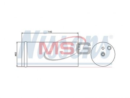 Деталь кондиционера NISSENS 95405