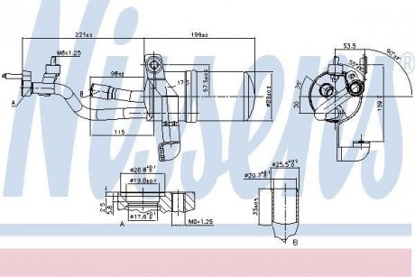 Осушувач кондиціонера NISSENS 95449