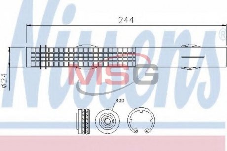 Осушитель кондиционера NISSENS 95457