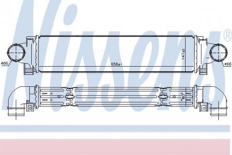 Радиатор наддува NISSENS 96346