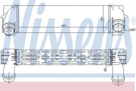 Радиатор наддува NISSENS 96440