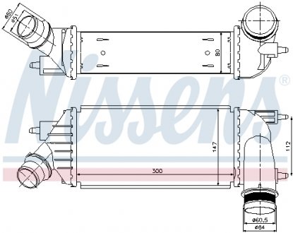 Радіатор наддуву NISSENS 96467