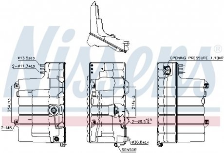 Розширювальний бачок NISSENS 996037