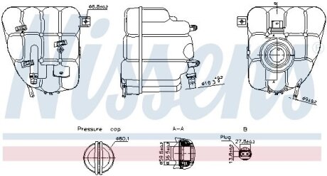 Бачок розширювальний NISSENS 996255