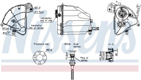 Расширительный бачок NISSENS 996358