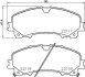 Колодки тормозные дисковые передние Nissan X-Trail III (T32) (13-)/Renault Koleos II (19-) Nisshinbo NP2060 (фото 1)