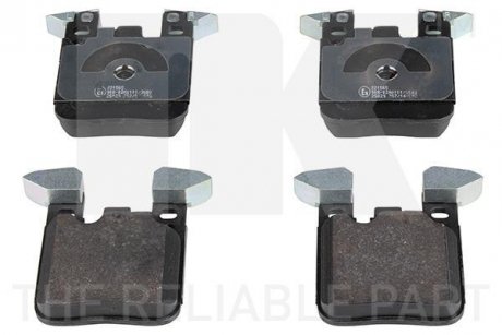 Тормозные колодки задние BMW 1/3/4 1.5-3.0H 03.11- NK 221565