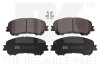 Гальмівнi колодки дисковi перед. Nissan X-Trail Renault Kadjar 1.2-2.0 04.14- NK 222272 (фото 1)