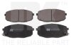 К-кт перед. тормозов. колодок Hyundai I30 Kia CeeD Renault Laguna 1.4-2.0Lpg 10.04- NK 223506 (фото 1)