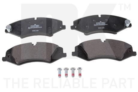 Тормозные колодки дисковые перед. Land Rover /Range Rover III/ Range Rover Sport 4.4Td-5.0V8 04.09- NK 224032