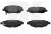 Тормозные колодки дисковые перед. Toyota Avensis, Verso 2.2D 05- NK 224591 (фото 1)