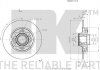 Тормозной диск (Coated) с задним подшипником (249mmx9mm) Citroen C4 II, Ds4 Peugeot 308, 308 Sw 1.2-2.0D 09.07- NK 313738 (фото 3)