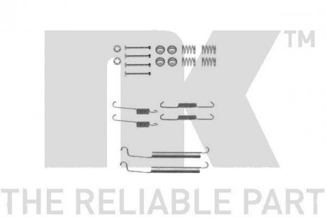 Монтажний колодок колодок барабанних NK 7919756