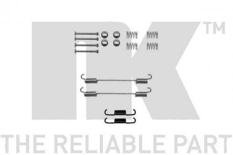 Монтажний комплект колодок барабанних NK 7923796