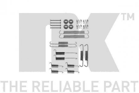 Монтажный к-т колодок барабанных NK 7947712